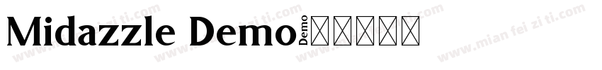 Midazzle Demo字体转换